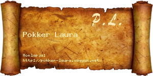 Pokker Laura névjegykártya