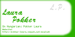 laura pokker business card